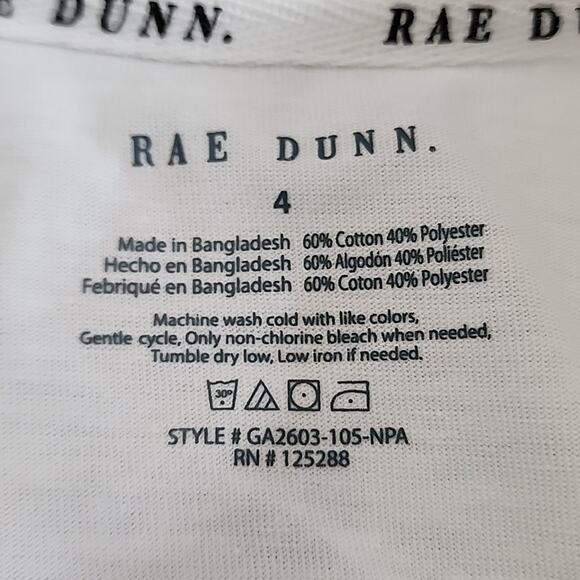 Rae Dunn Grateful 2-Piece Outfit, Size Girls 4, NWT - Picture 4 of 8